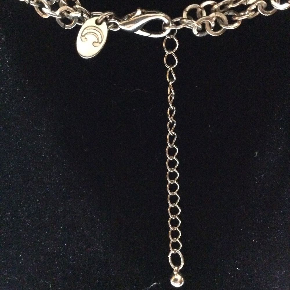 🌹Charming Charlie shell silver beaded necklace - Picture 4 of 4